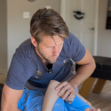 Chiropractic side twist adjustment