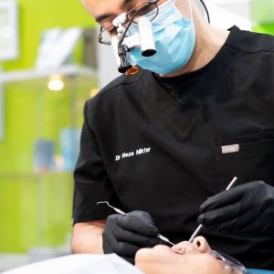 Penrith dentist examining patients mouth