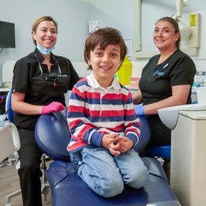 child patient smiling