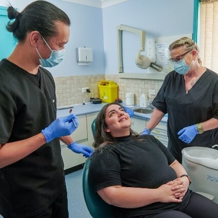 Penrith patient smiling person in dental chair