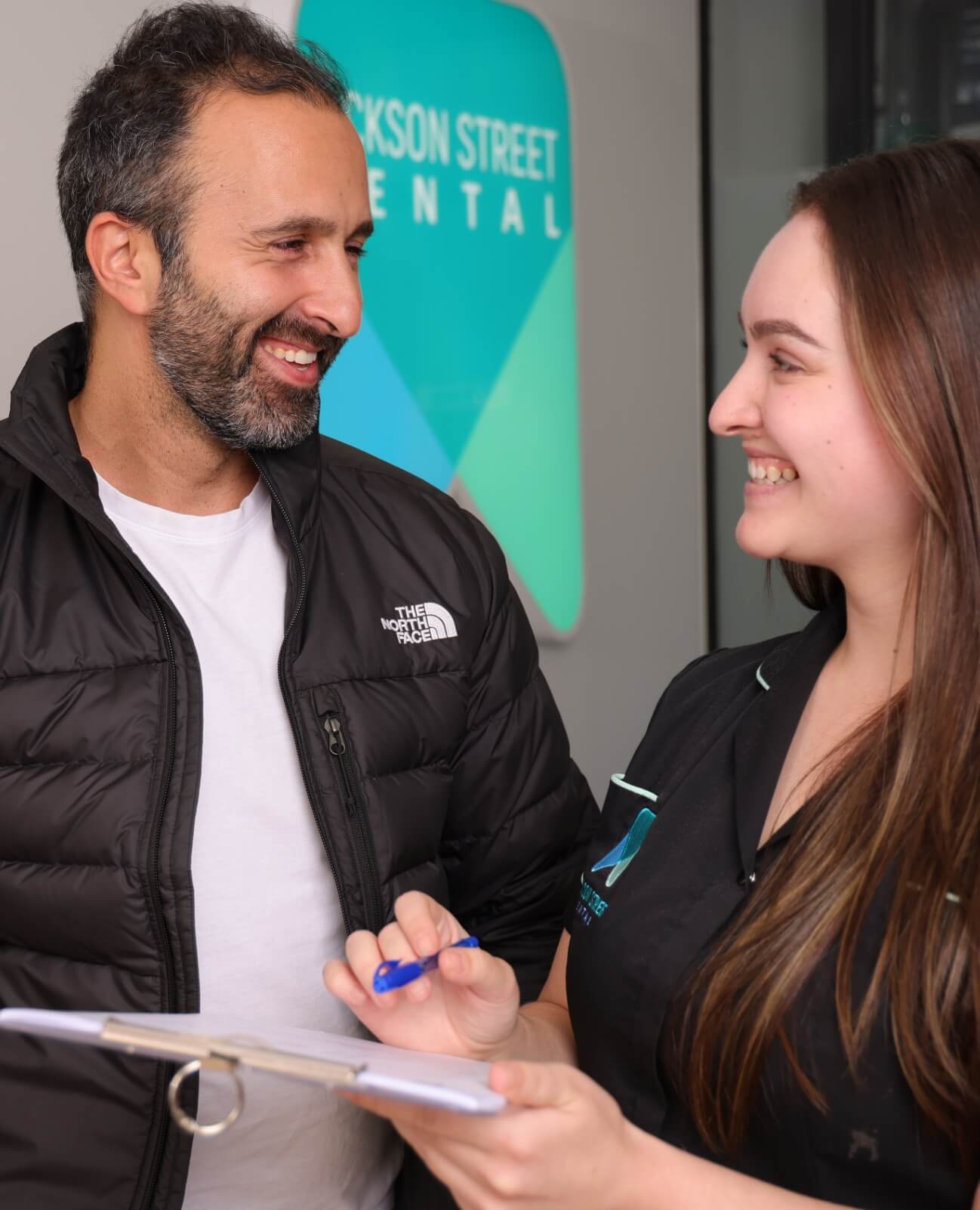 dentist checking patient teeth