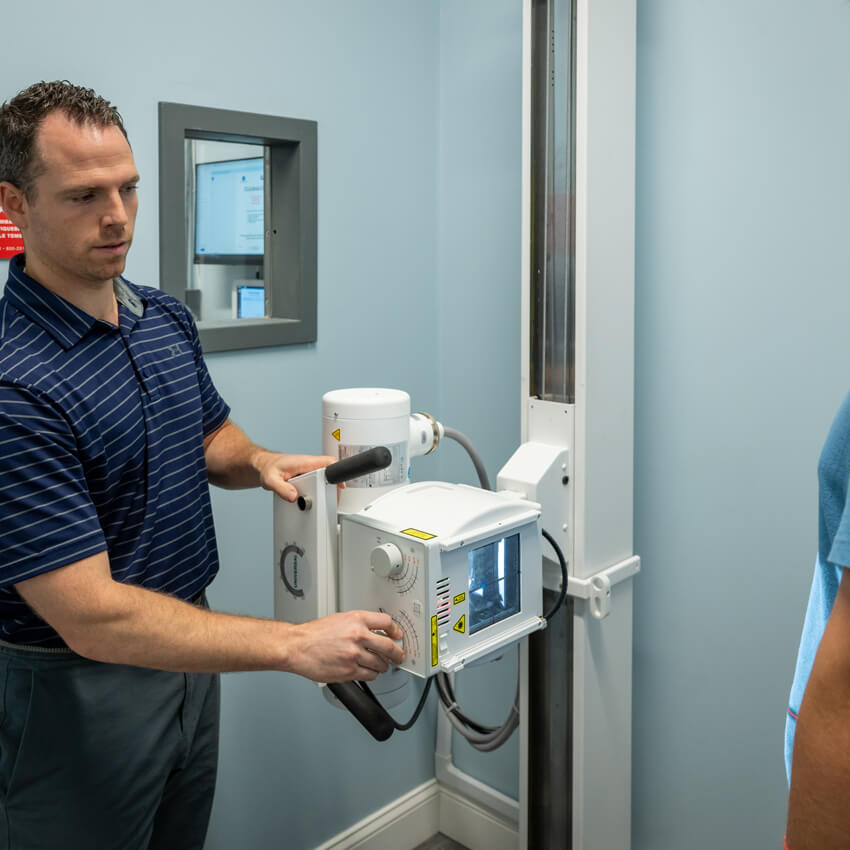 doctor xray patient