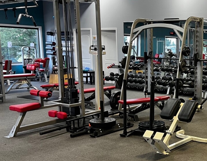 gym with equipment