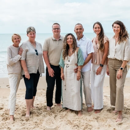 Holistic Spinal Health team on the beach