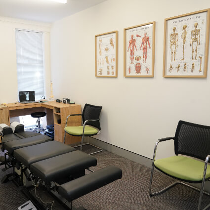 Hastings Chiropractic adjusting room