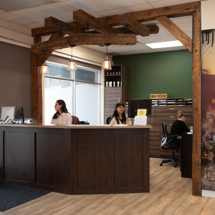 Norwood Health & Wellness reception desk
