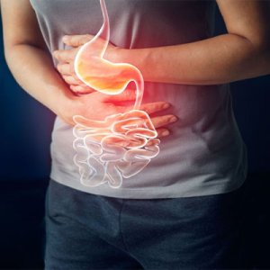 man with digestion issues