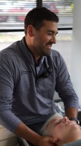 Wooster chiropractor adjusts an athlete to improve performance, recovery and pain relief