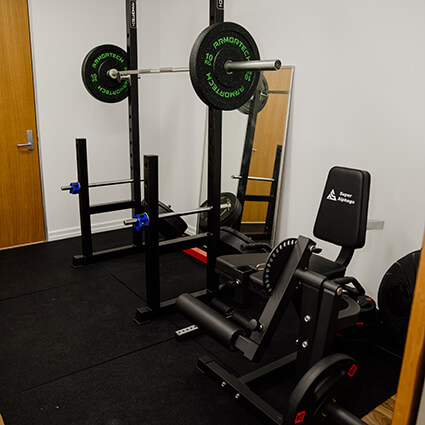 Gym rehab area at A.I.M Muscles and Joints