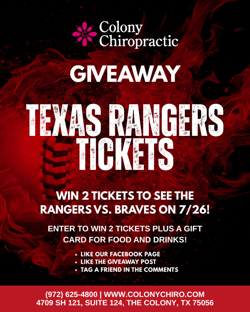 rangers tickets giveaway flyer