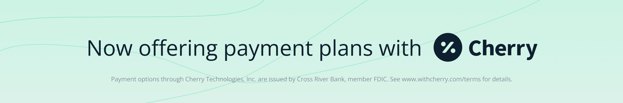 cherry payment plan banner