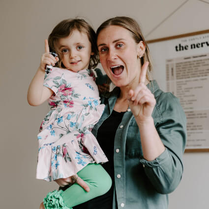 Dr Stephanie with little girl