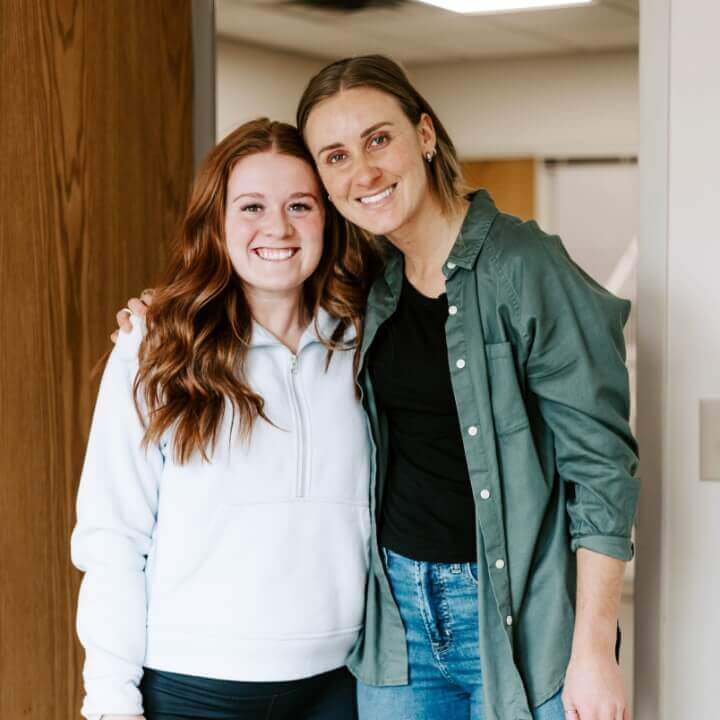 Dr. Steph smiling with female patient