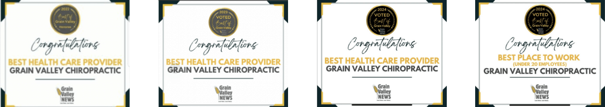 Grain Valley Chiropractic best healthcare provider awards