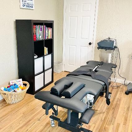 Spinal Decompression table at Essentials for Wellness Family Chiropractic