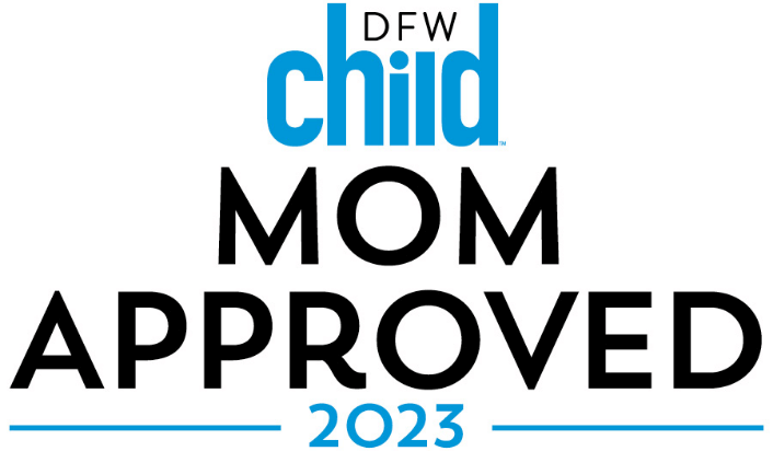 DFW Child Mom Approved logo at Essentials for Wellness Family Chiropractic