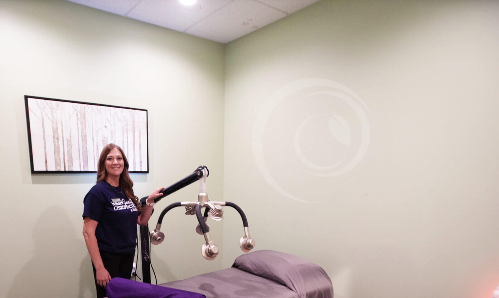 Millard Family Chiropractic & Wellness laser scanning equipment