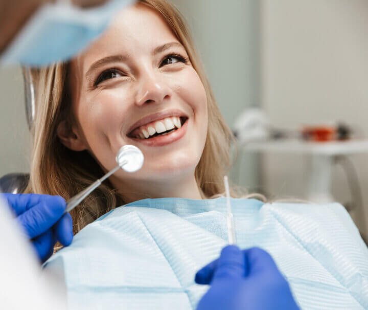 dental patient during exam