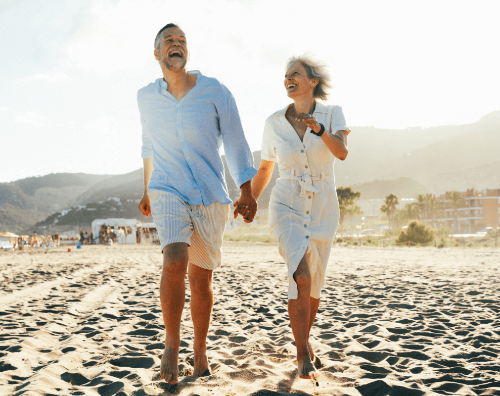 couple at the beach