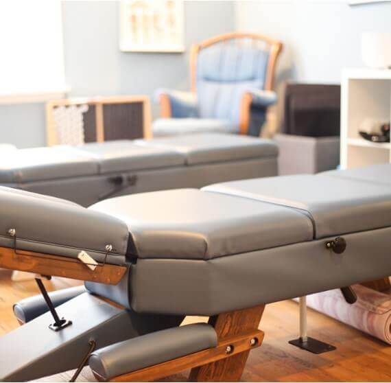 Riverwell Chiropractic Adjusting room