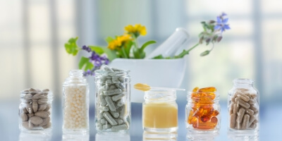 jars of supplements