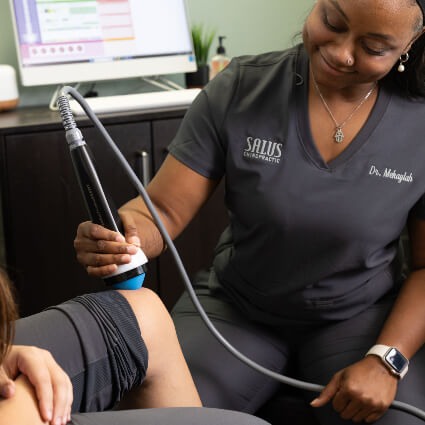 Using stemwave on knee