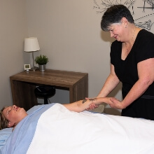 massaging arm
