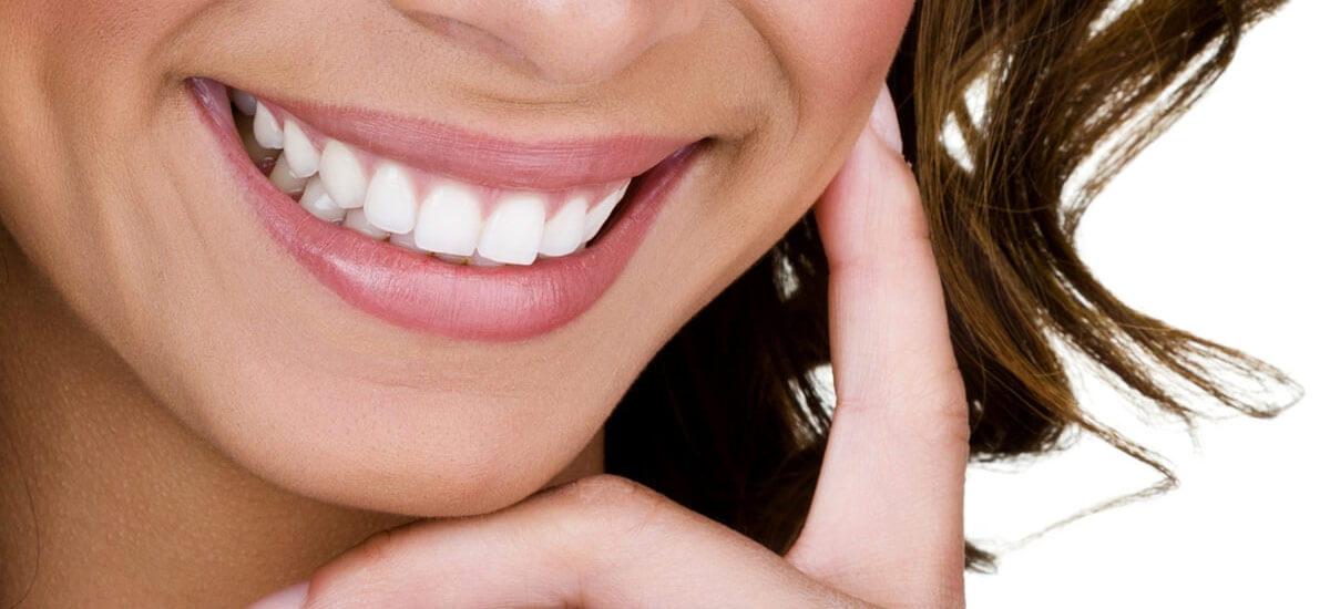 woman smiling close up