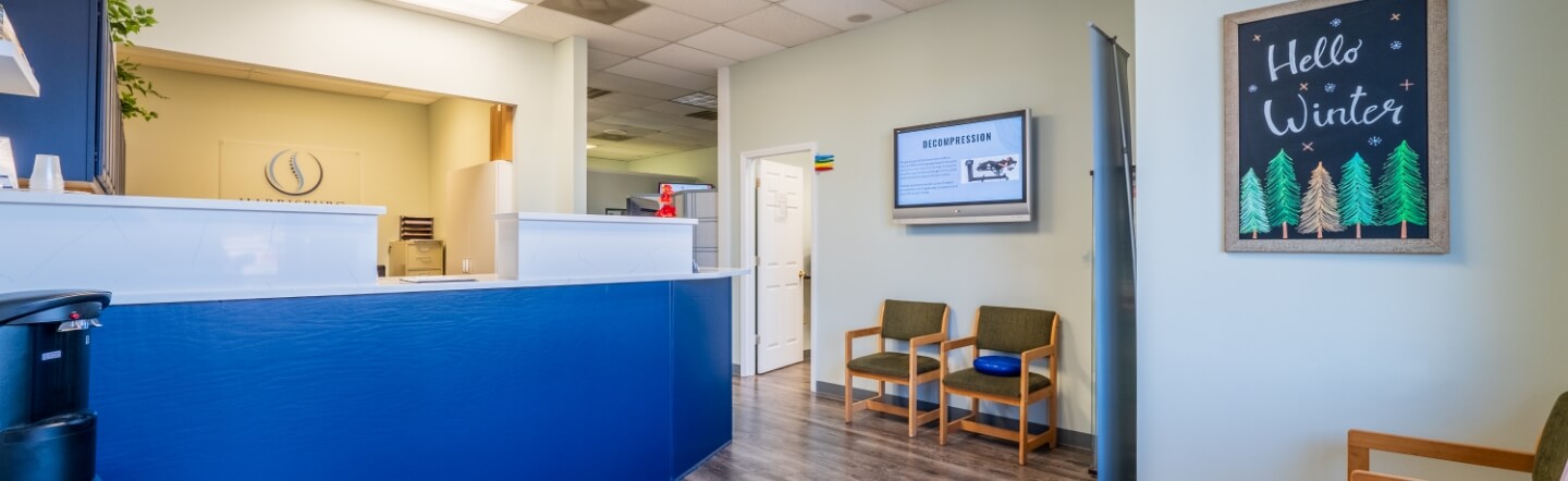 Harrisburg Chiropractic and Wellness Center front desk