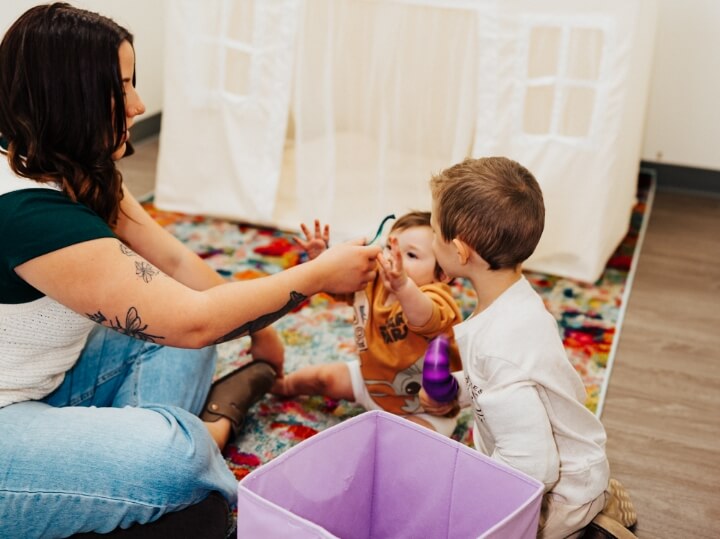 Kids play area at Somerset Family Chiropractic