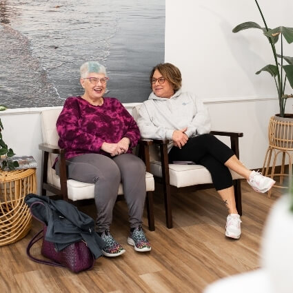 patients in our waiting area