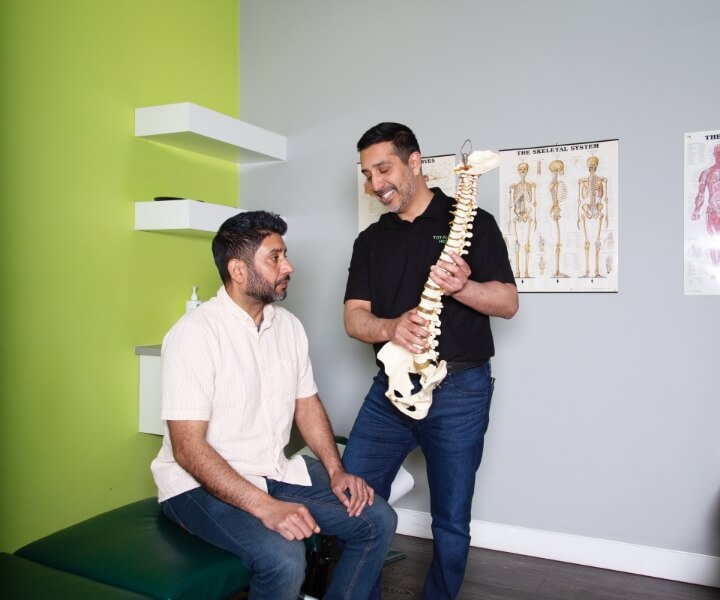 Surrey patient in consultation at Total Care Health