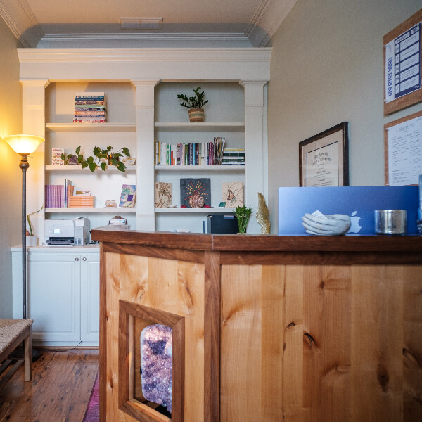 Reception area