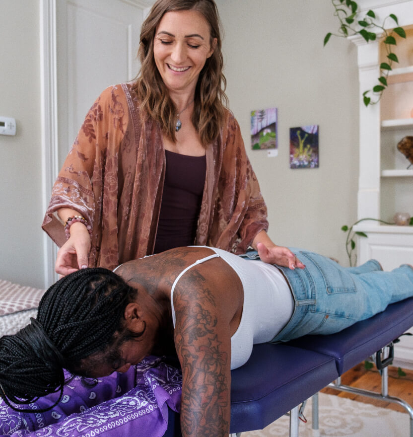 Marietta patient receiving treatment at Holistic Alignment Strategies