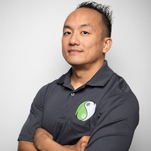 Massage therapist James Vang