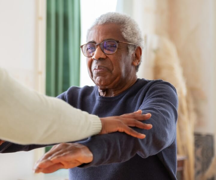 patient receiving therapy