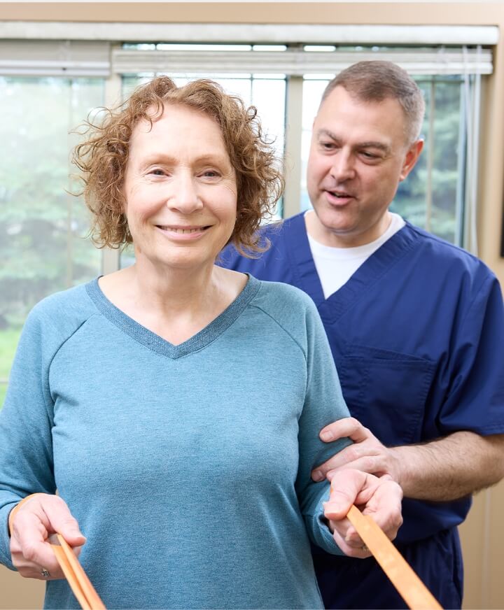 Dr. Timothy adjusting patient