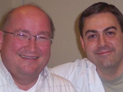 Lyle with doctor