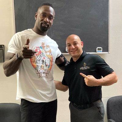 Jevon Kearse and the doctor