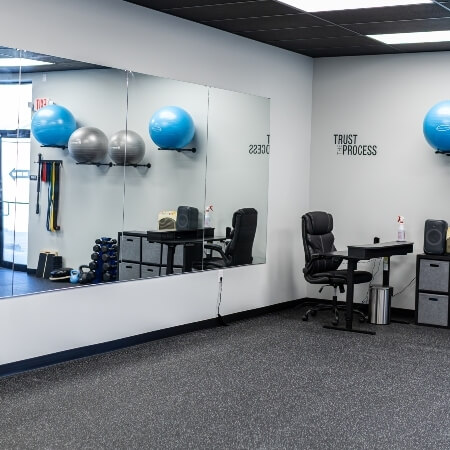 our physio room