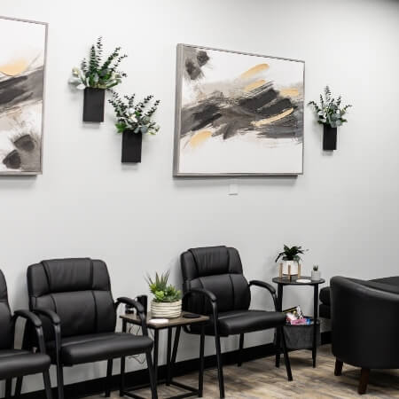 our waiting area