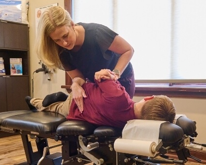Side-posture correction for pediatric patient