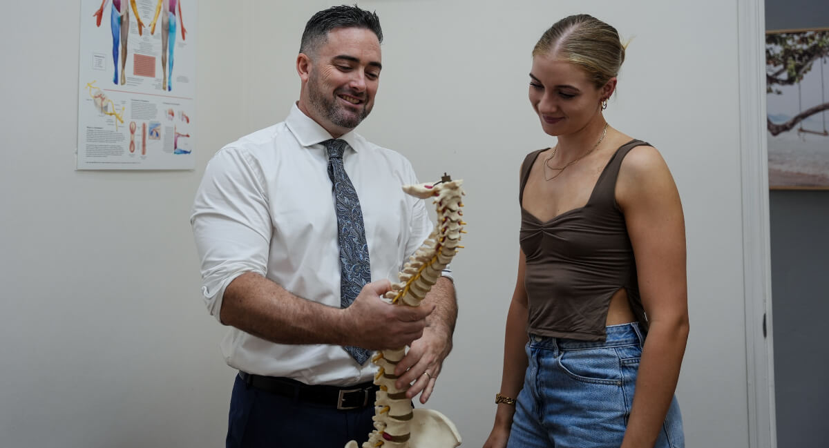 Dr William in consultation with Upper Mount Gravatt patient