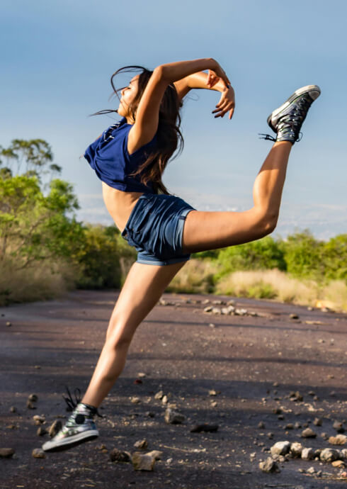 Woman dancing