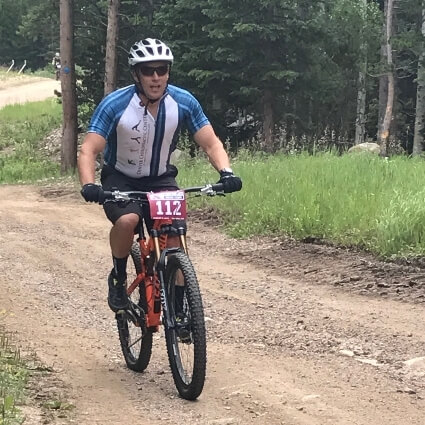 Dr Glenn biking