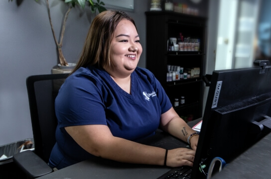 Quality Chiropractic receptionist