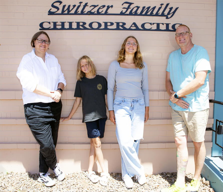 Switzer Family Chiropractic family photo