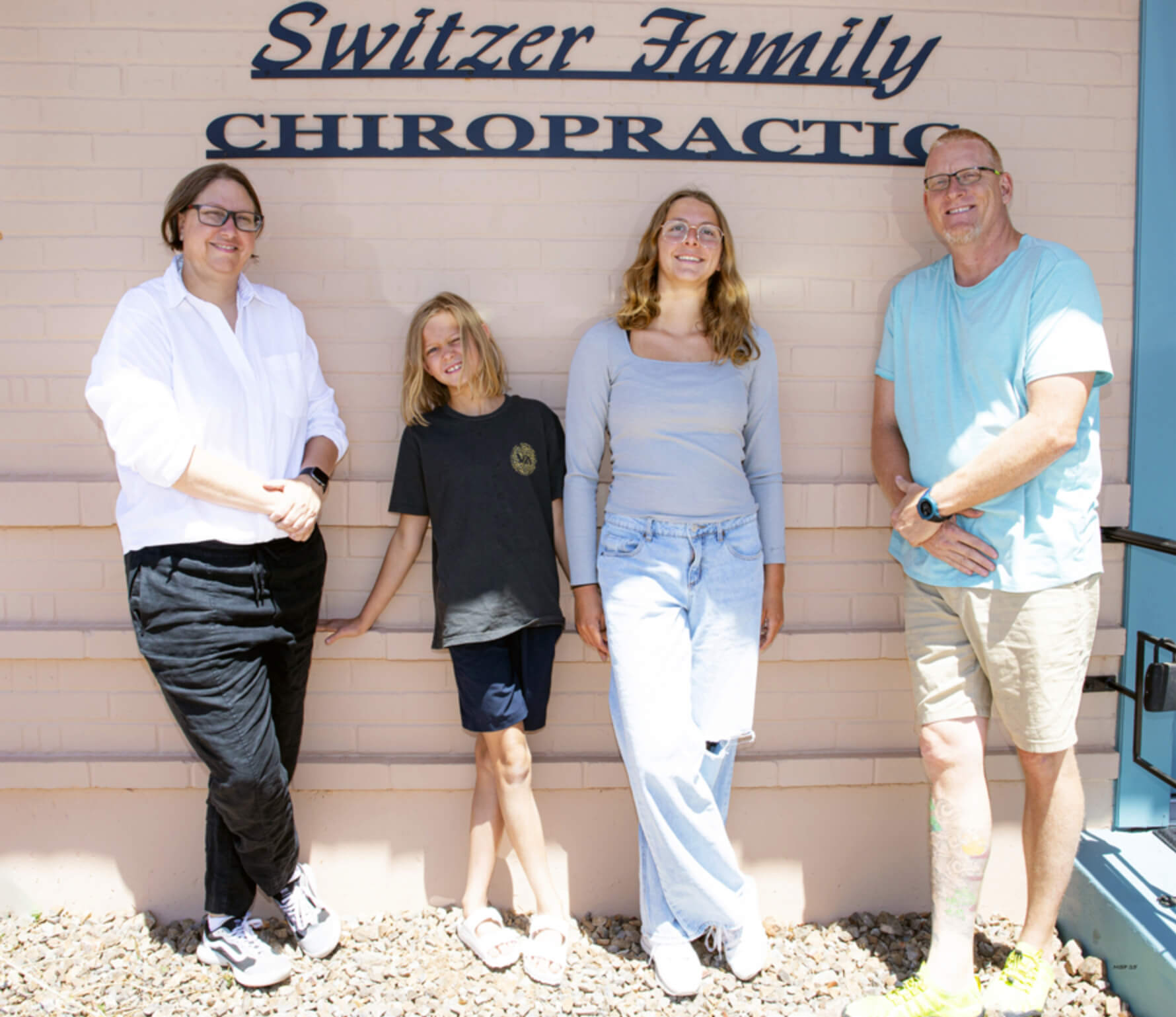 Switzer Family Chiropractic family photo