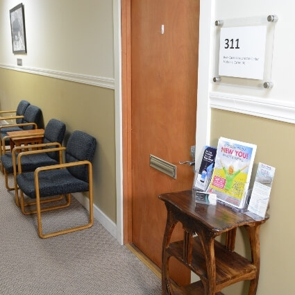 our patient waiting area