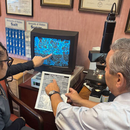 Analyzing data on screen